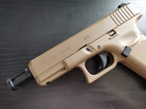 オリジナル コンペンセイター＆ステンレスロングカスタムバレル 147mm＜UMAREX G19X＞ - 画像 (5)